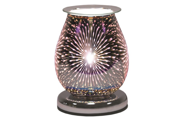 Oval 3D Electric Wax Melt Burner - Fountain