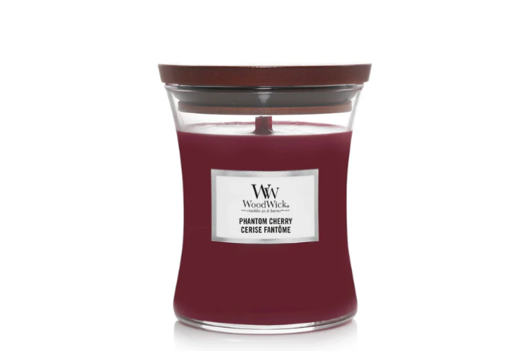 Phantom Cherry Medium Hourglass Candle