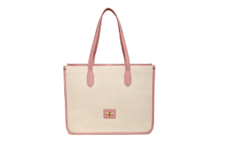 Pink Alice Wheeler Kingston Canvas Tote bag
