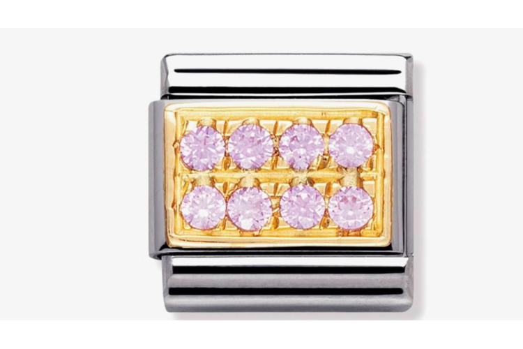 Pink Cubic Zirconia Link