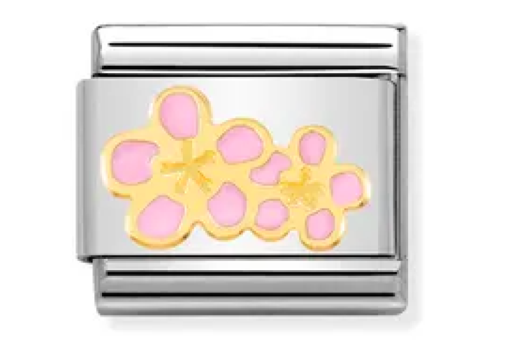 Pink Peach Flower Link 