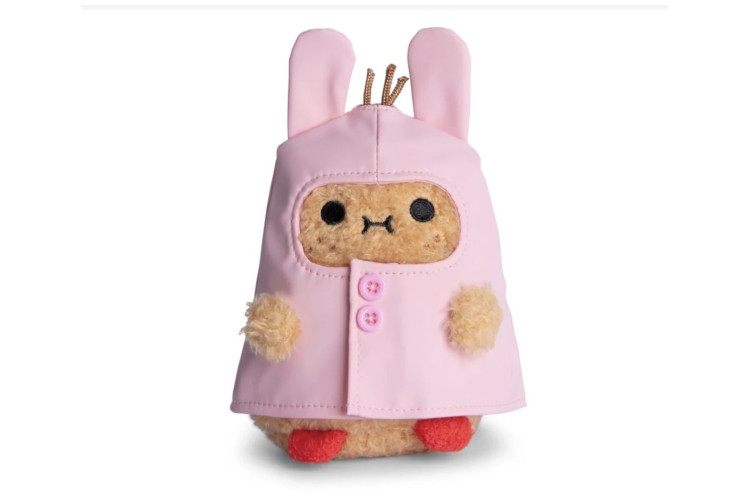 Pink raincoat ricespud