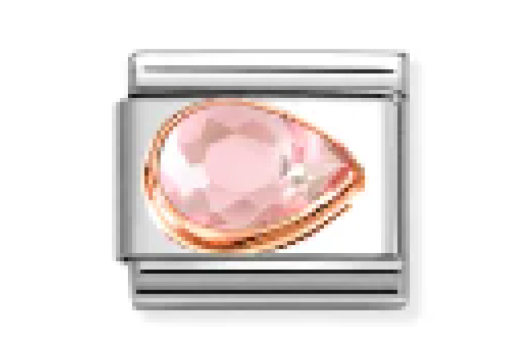 Pink Stone Drop Right Link 