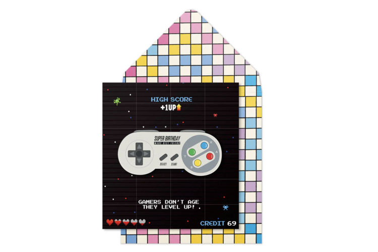 Playstation Level Up Birthday Card