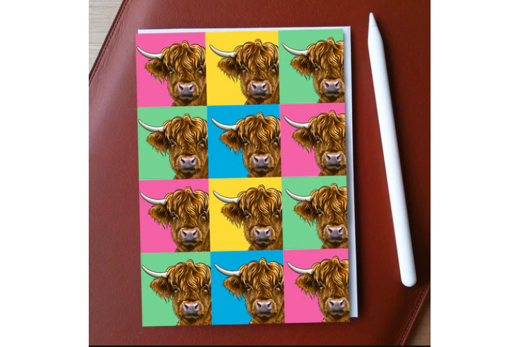 Pop Art Coo Greeting Card