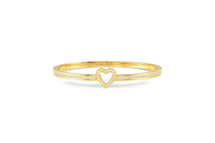 Pretty Bangles Gold Heart Small 