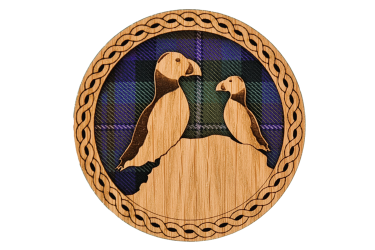 Puffin Round Coaster