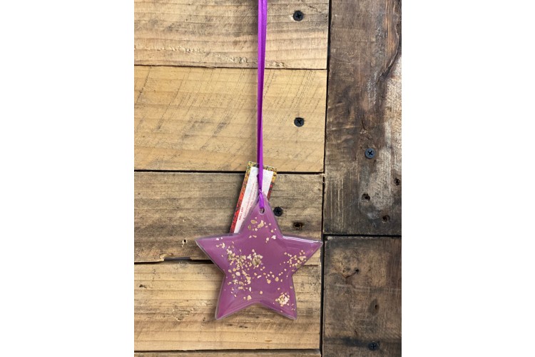 Purple Hanging Star