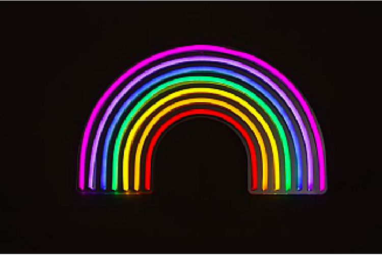 RAINBOW NEON SIGN