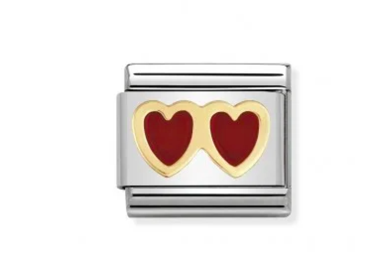 Red double heart Link