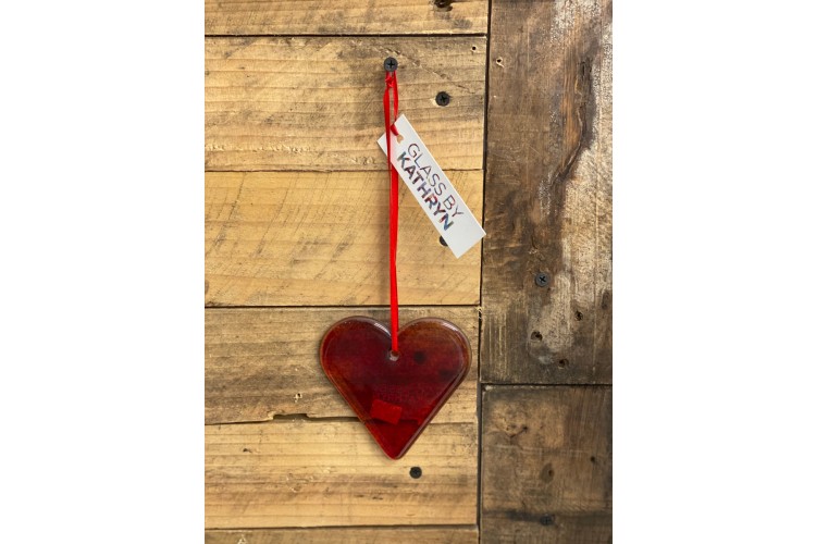 Orange Hanging Heart