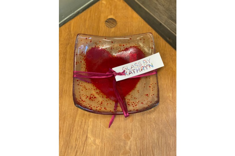 Red Heart Large Dish