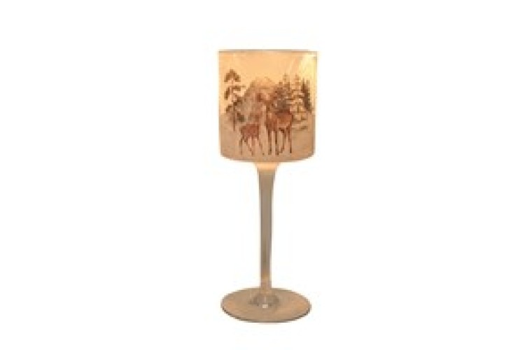 Reindeer Candle Holder Tall 