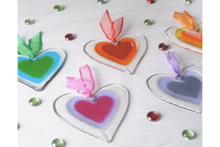 Retro Heart Hanging