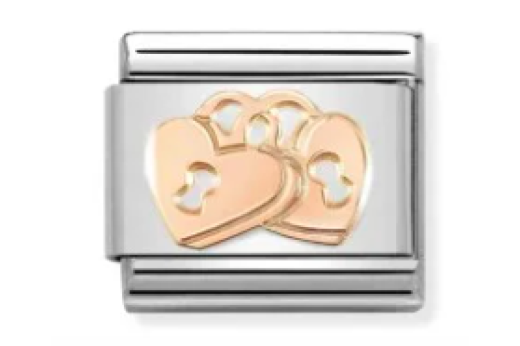 Roes Gold Padlocks Heart 