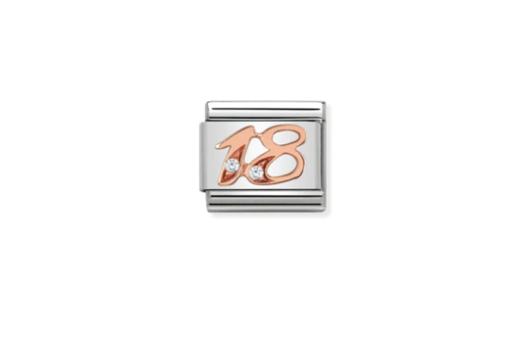 18 Rose Gold Link