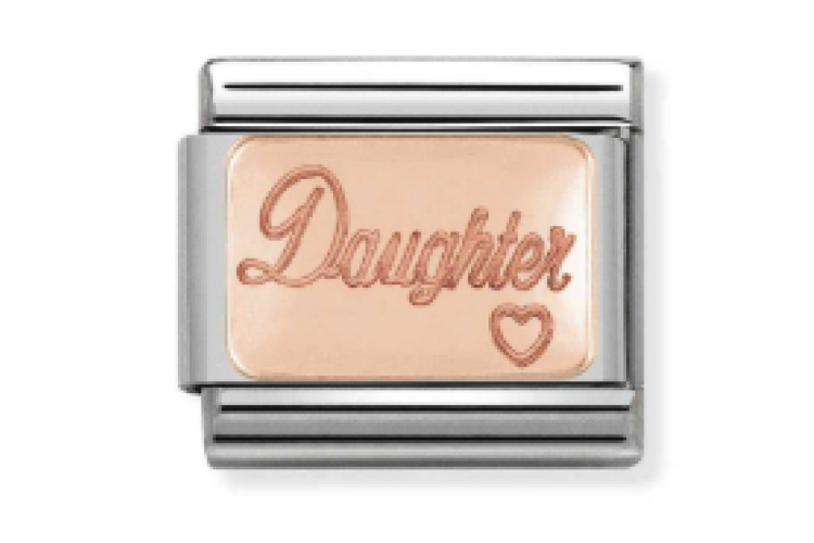 Rose Gold Back Daughter Link