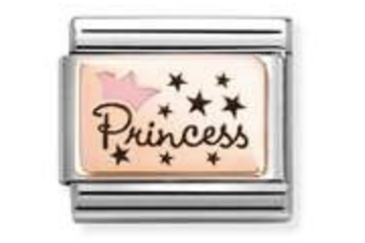Rose Gold Back Princess Link