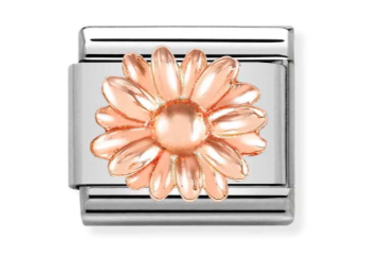 Rose Gold Daisy Link