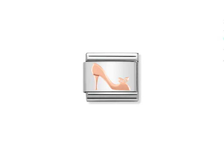 Rose Gold Heel Shoe Link