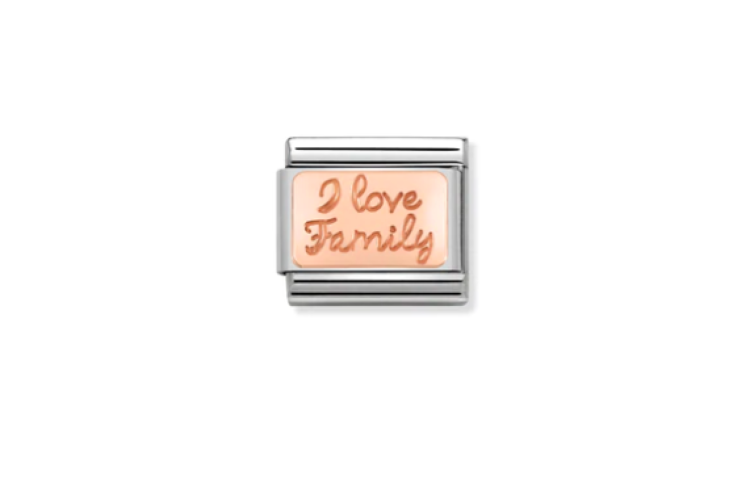 Rose Gold I Love Family Link