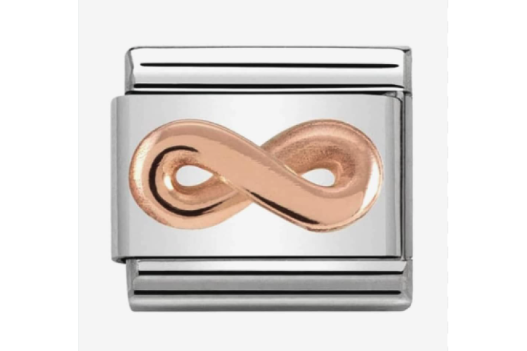 Rose Gold Infinity Link