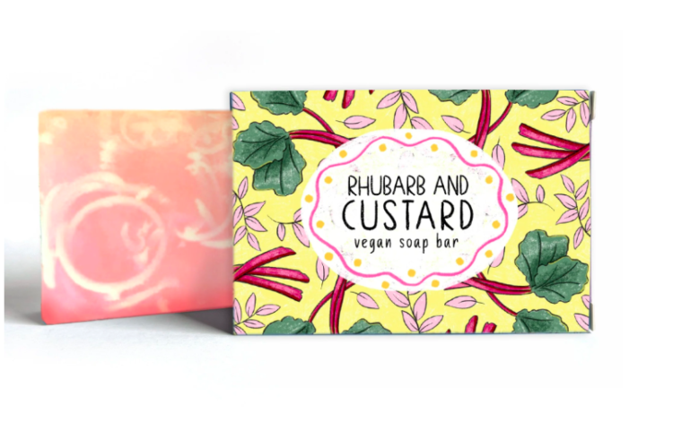 Rubarb and Custard Soap 
