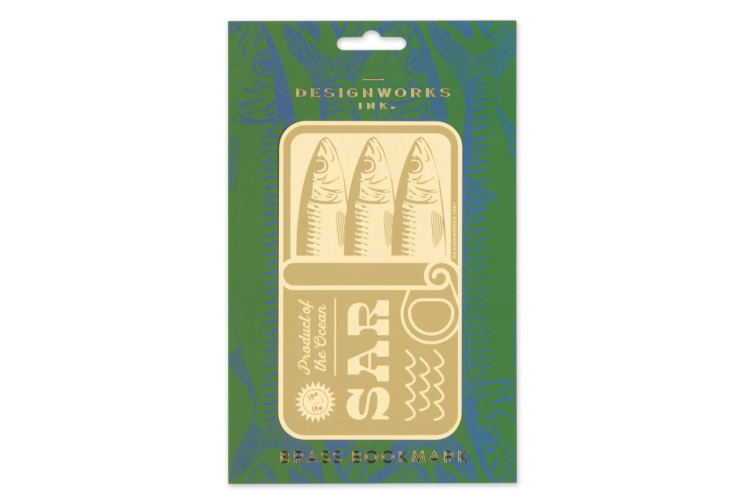 Sardines Brass Bookmark