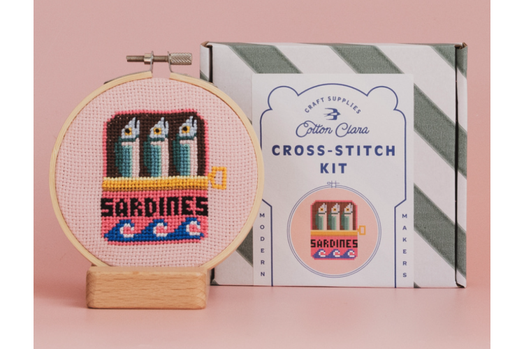 Sardines Cross Stitch Kit