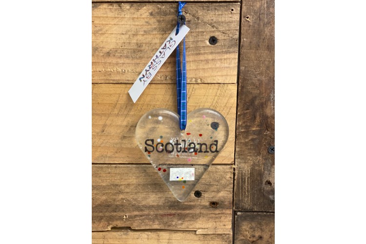 Scotland Hanging Heart