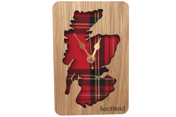 Scotland Map Clock