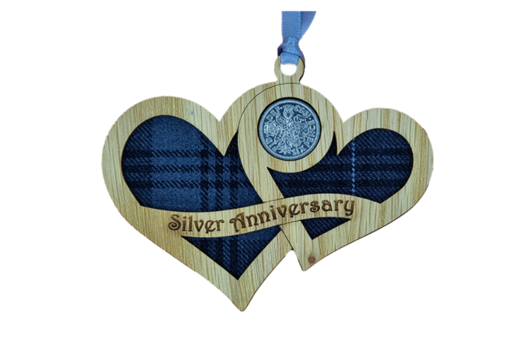 Silver Anniversary Lucky Sixpence