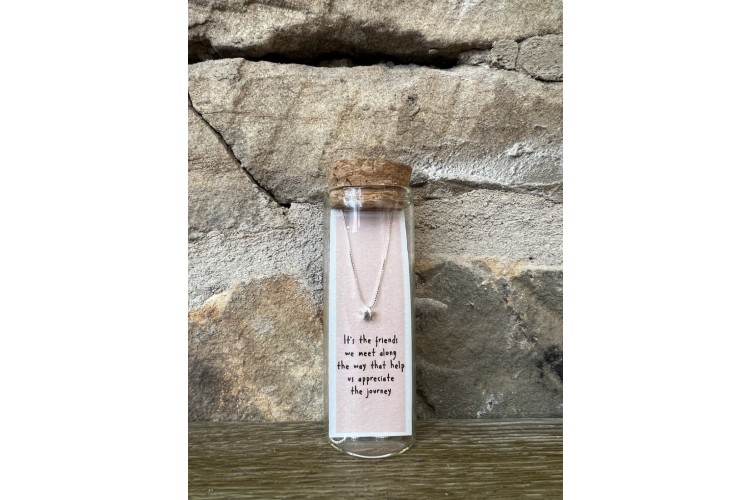 Silver Friends and Journey Star Necklace 