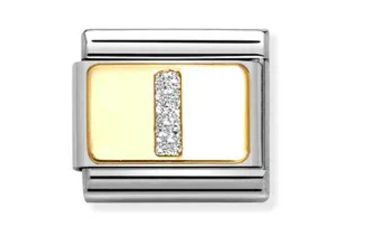 Silver Glitter I Link 