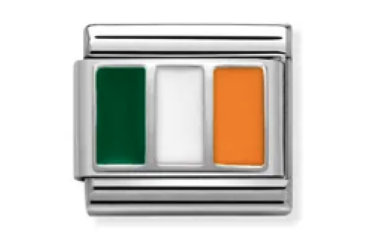 Silver Ireland Flag Link