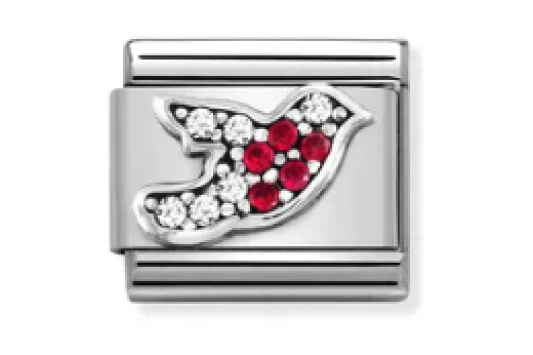 Silver Red Breast Robin Link