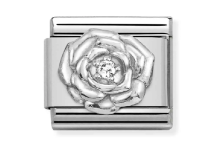 Silver Rose Link 