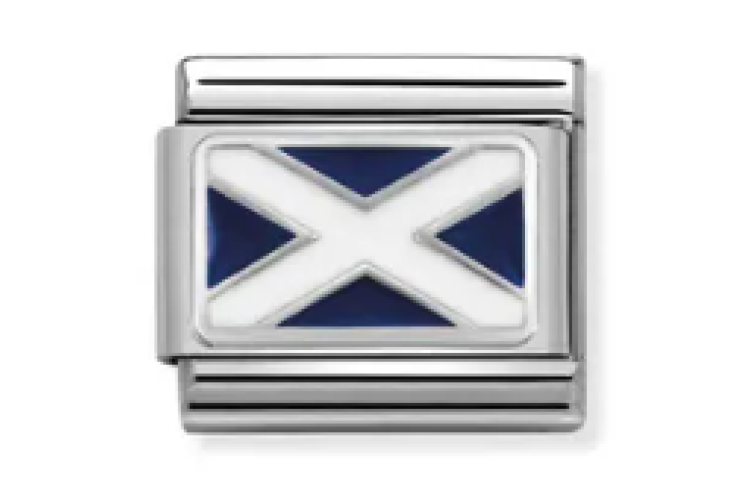 Silver Scotland Flag Link