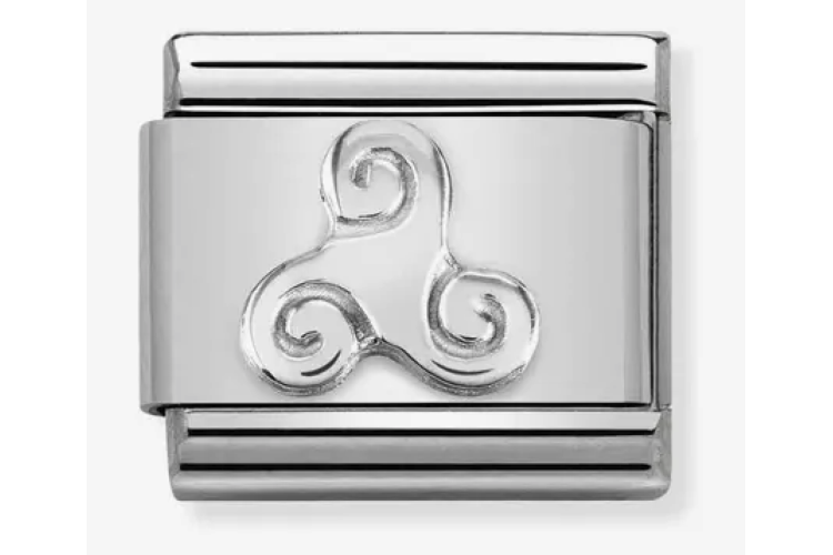 Silver Triskell Link