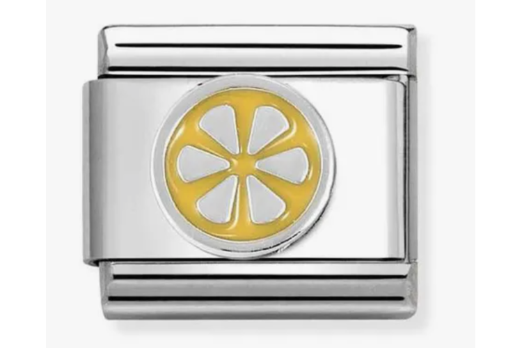 Silver wiith Yellow Lemon Link