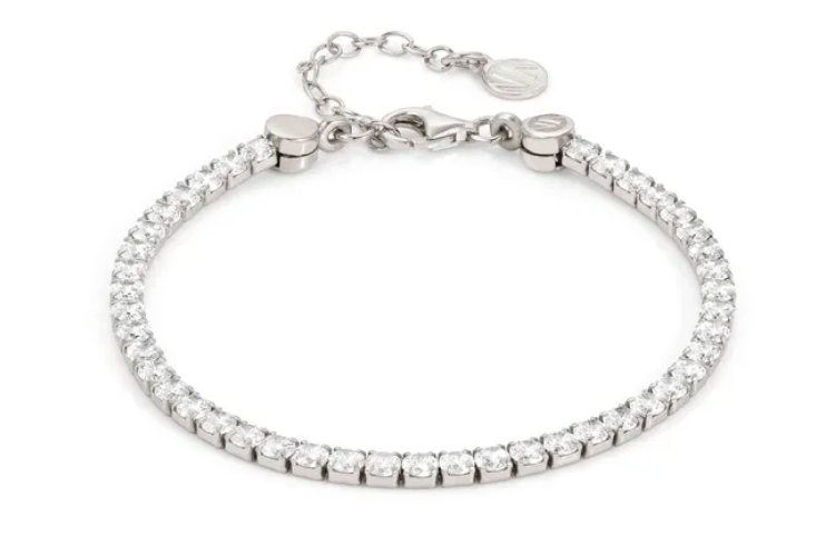 Silver Tennis Bracelet 