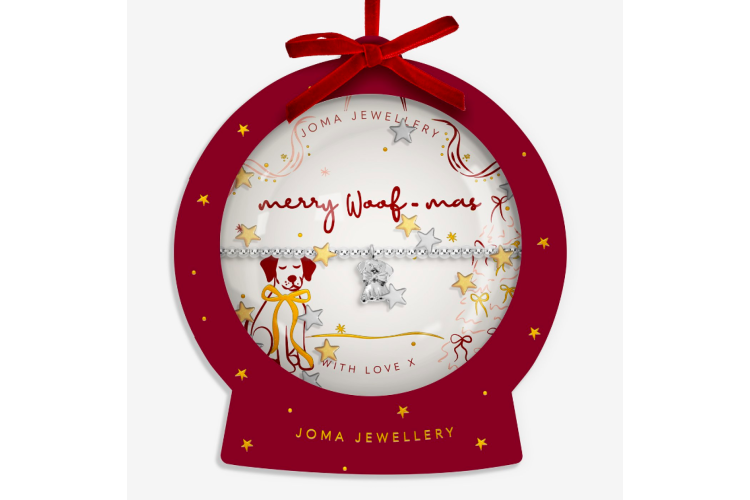 Snowglobe Merry Woof-Mas