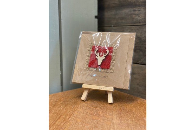 Stag Birthday Greeting Card