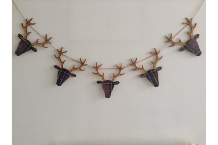  Stag Bunting Purple Medium