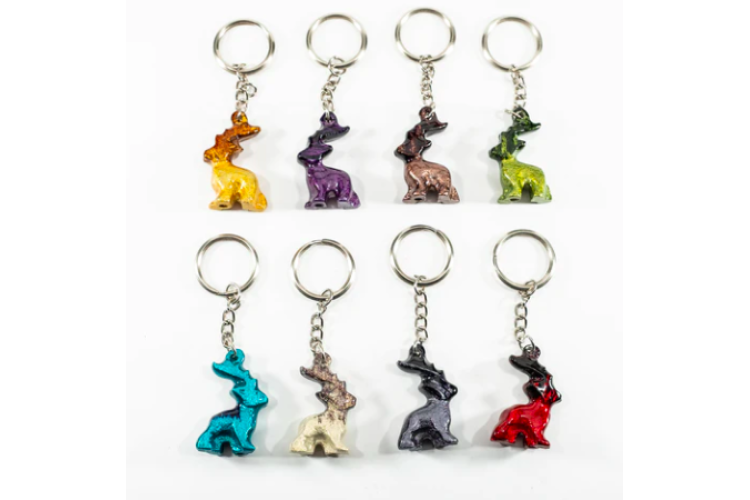 Stag Keyrings 4cm