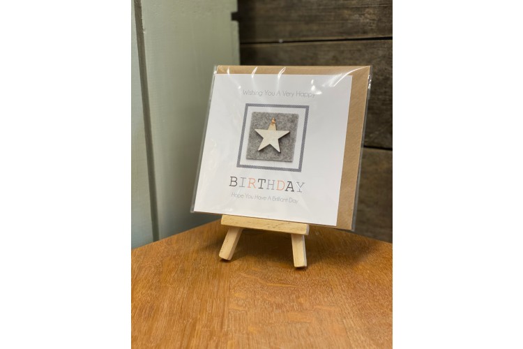 Star Birthday Greeting Card