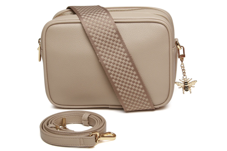 Stone Soho Dual Compartment Camera Crossbody Bag