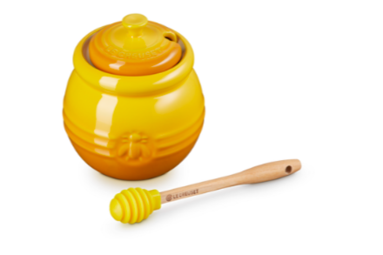Stoneware Honey Pot with Dipper