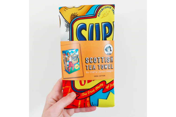 Super Dad Tea Towel