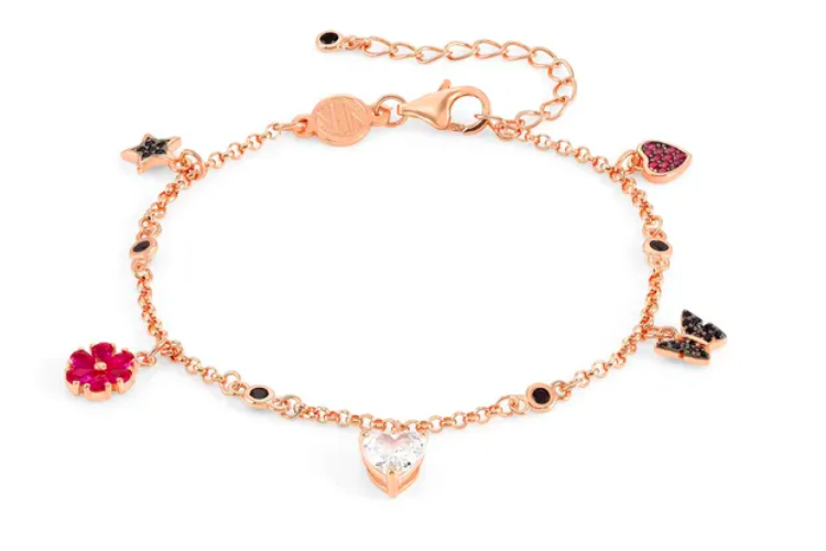 Sweetrock Nature Bracelet rose gold and Pendants 
